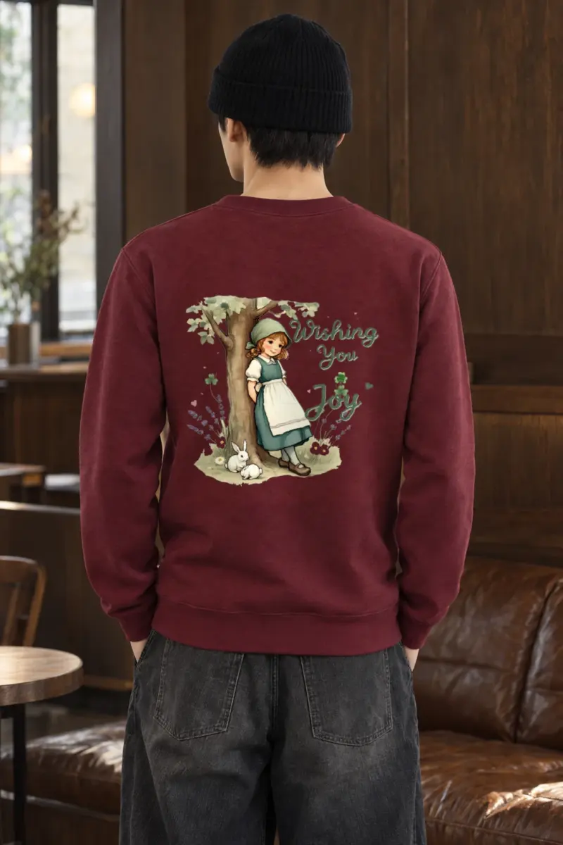"Wishing You Joy" Heavy Blend Unisex Crewneck Sweatshirt