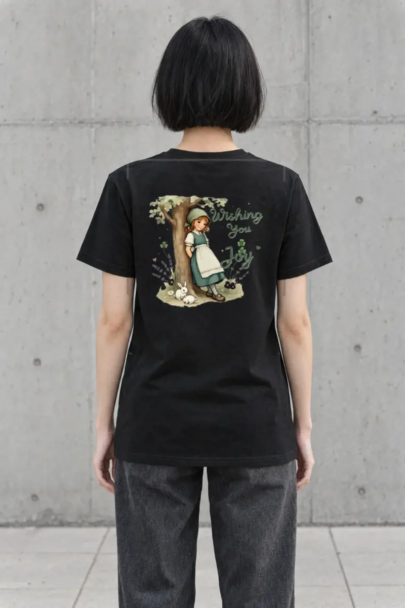 "Wishing You Joy" Heavyweight Unisex Crewneck T-shirt
