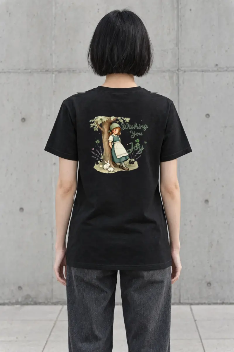 "Wishing You Joy" Heavyweight Unisex Crewneck T-shirt
