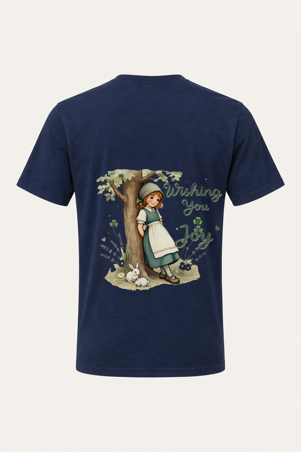 "Wishing You Joy" Heavyweight Unisex Crewneck T-shirt | Gildan 5000