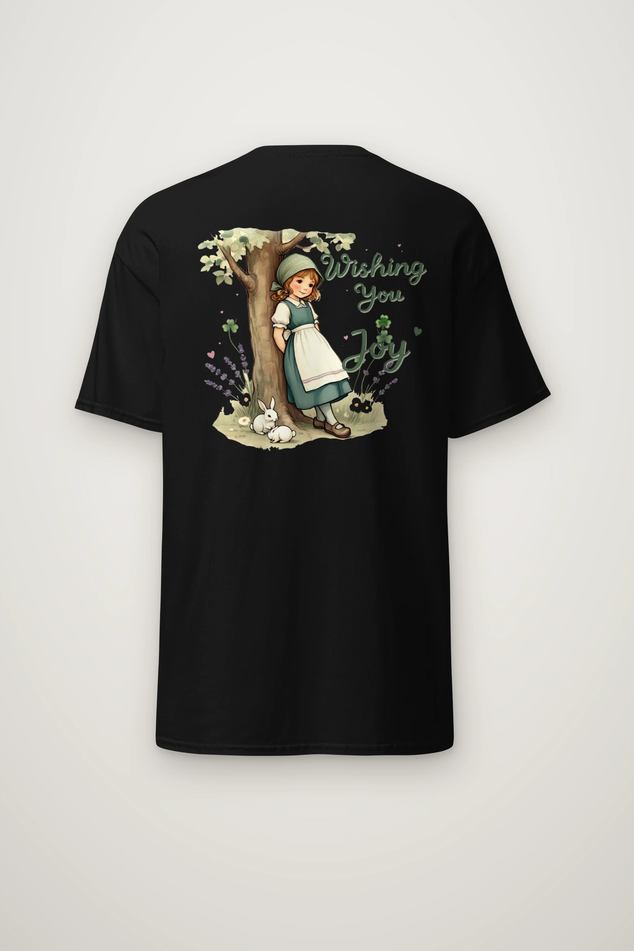 "Wishing You Joy" Heavyweight Unisex Crewneck T-shirt