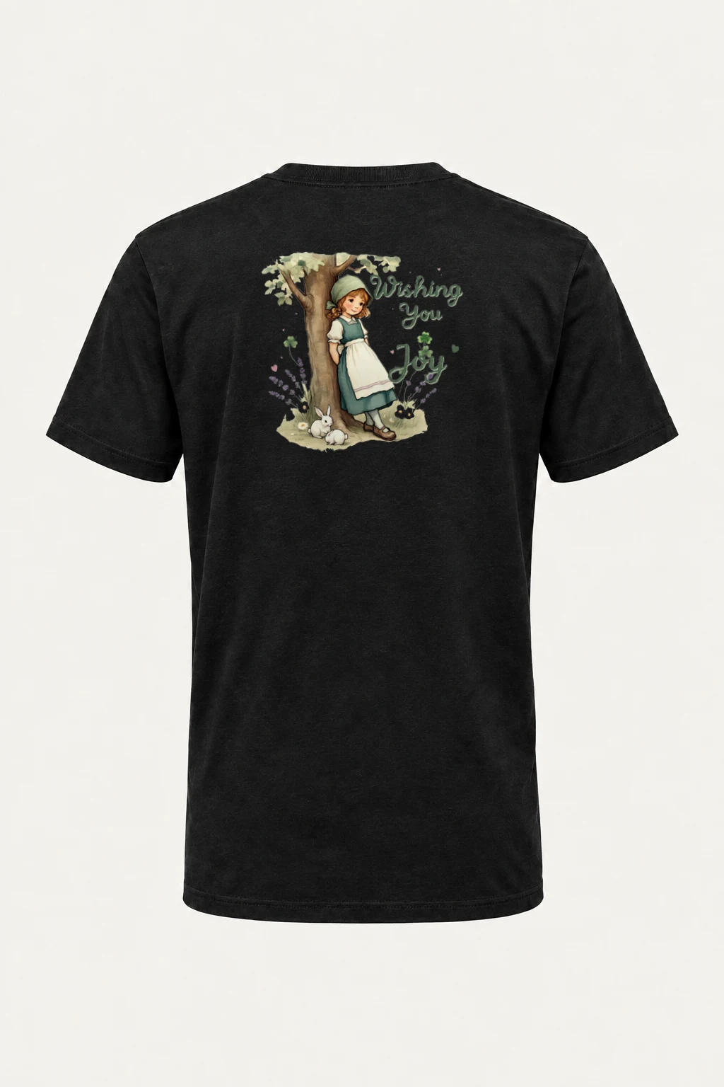 "Wishing You Joy" Heavyweight Unisex Crewneck T-shirt | Gildan 5000