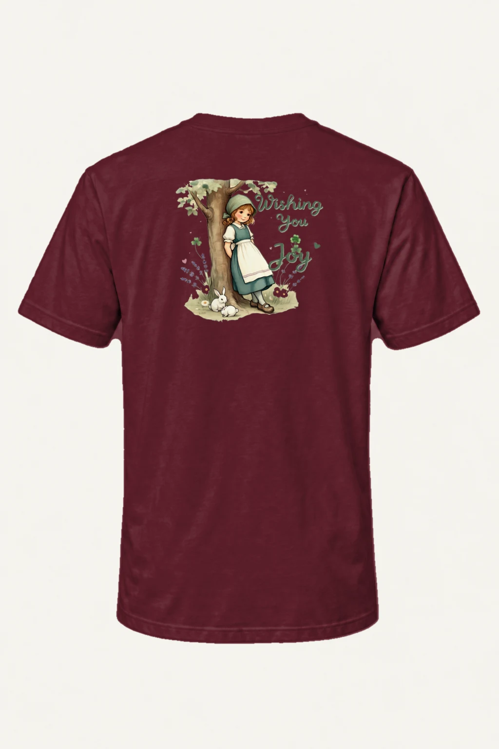 "Wishing You Joy" Heavyweight Unisex Crewneck T-shirt | Gildan 5000
