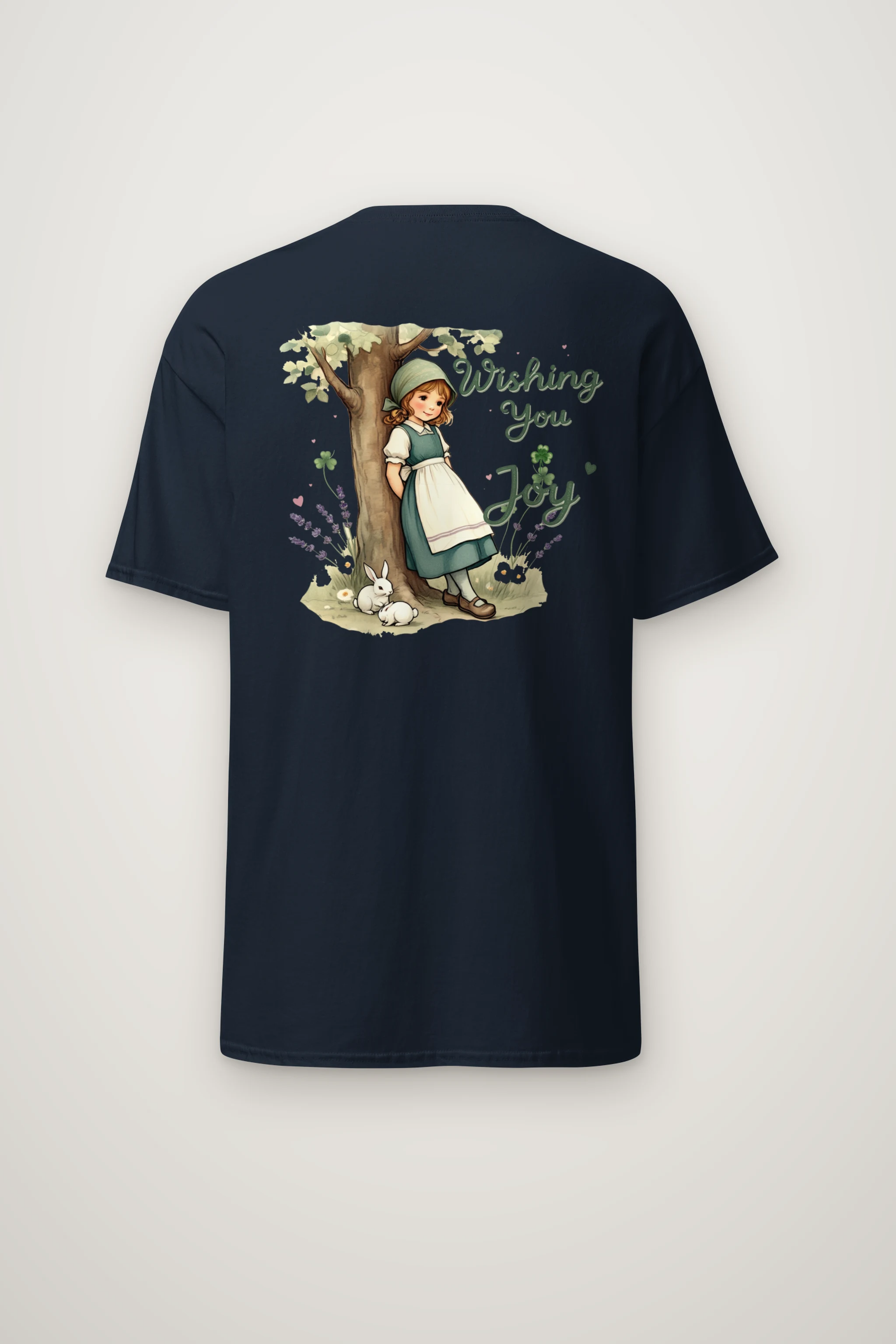 "Wishing You Joy" Heavyweight Unisex Crewneck T-shirt