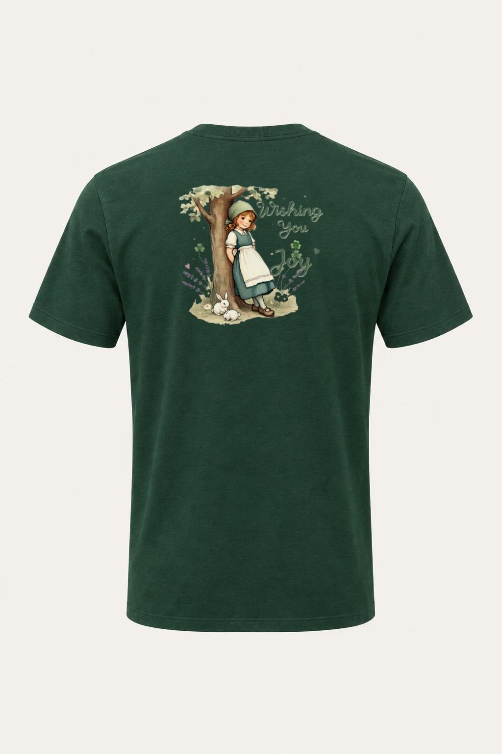 "Wishing You Joy" Heavyweight Unisex Crewneck T-shirt | Gildan 5000