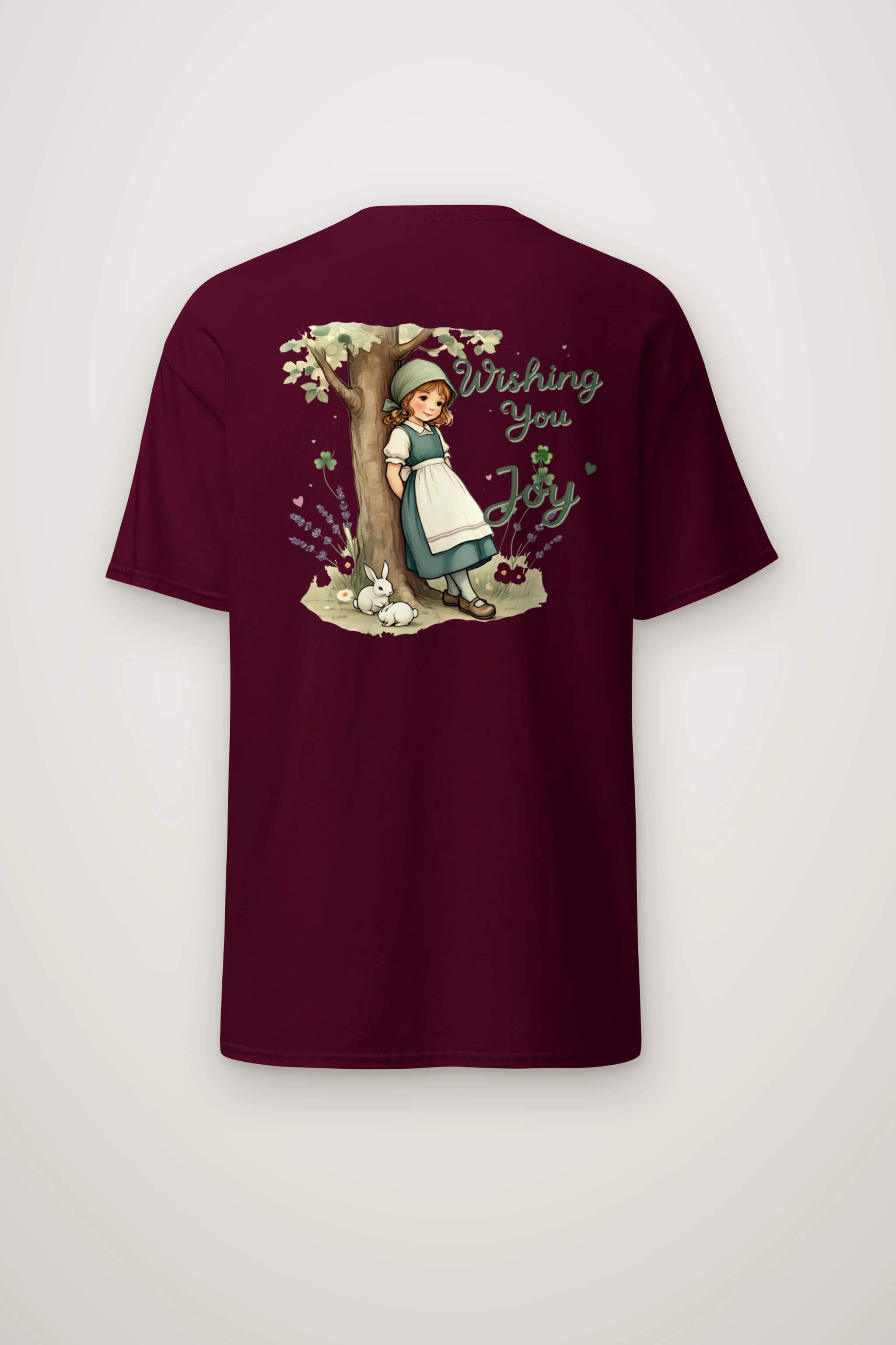 "Wishing You Joy" Heavyweight Unisex Crewneck T-shirt