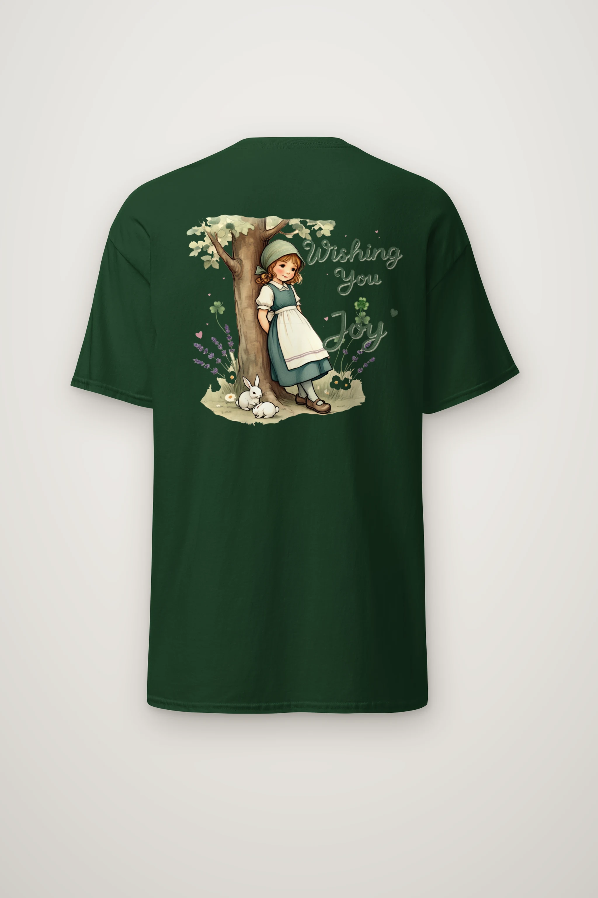 "Wishing You Joy" Heavyweight Unisex Crewneck T-shirt