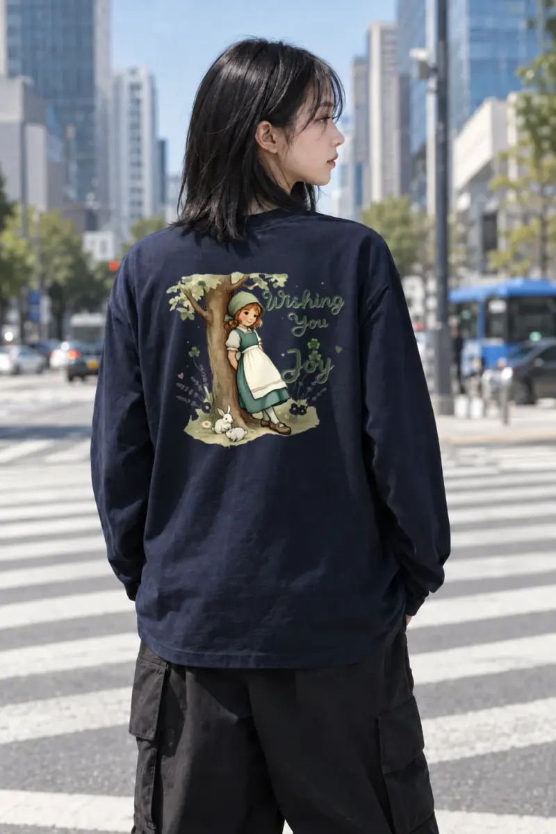 "Wishing You Joy" Unisex Longsleeve T-shirt | Gildan 2400