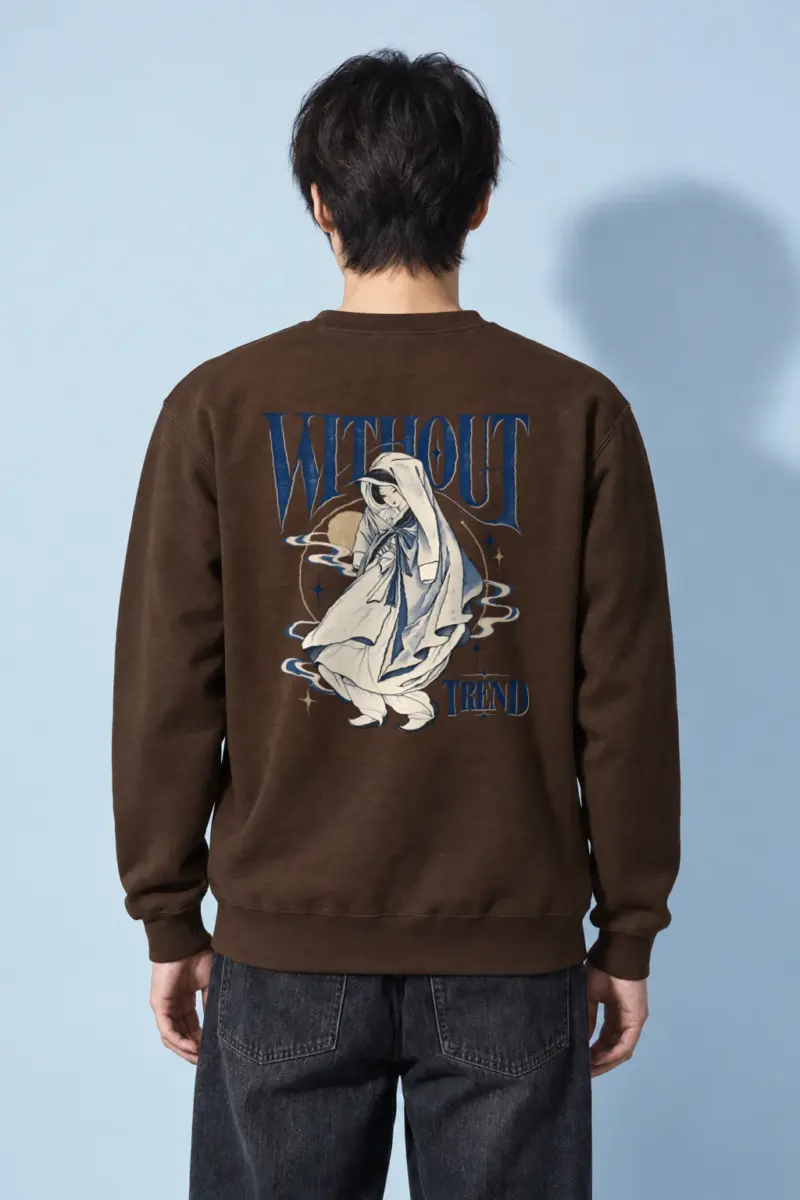 "Without Trend" Heavy Blend Unisex Crewneck Sweatshirt