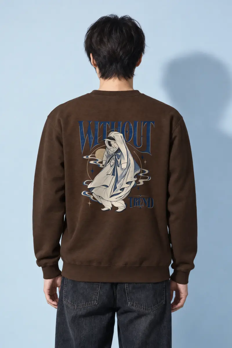 "Without Trend" Heavy Blend Unisex Crewneck Sweatshirt