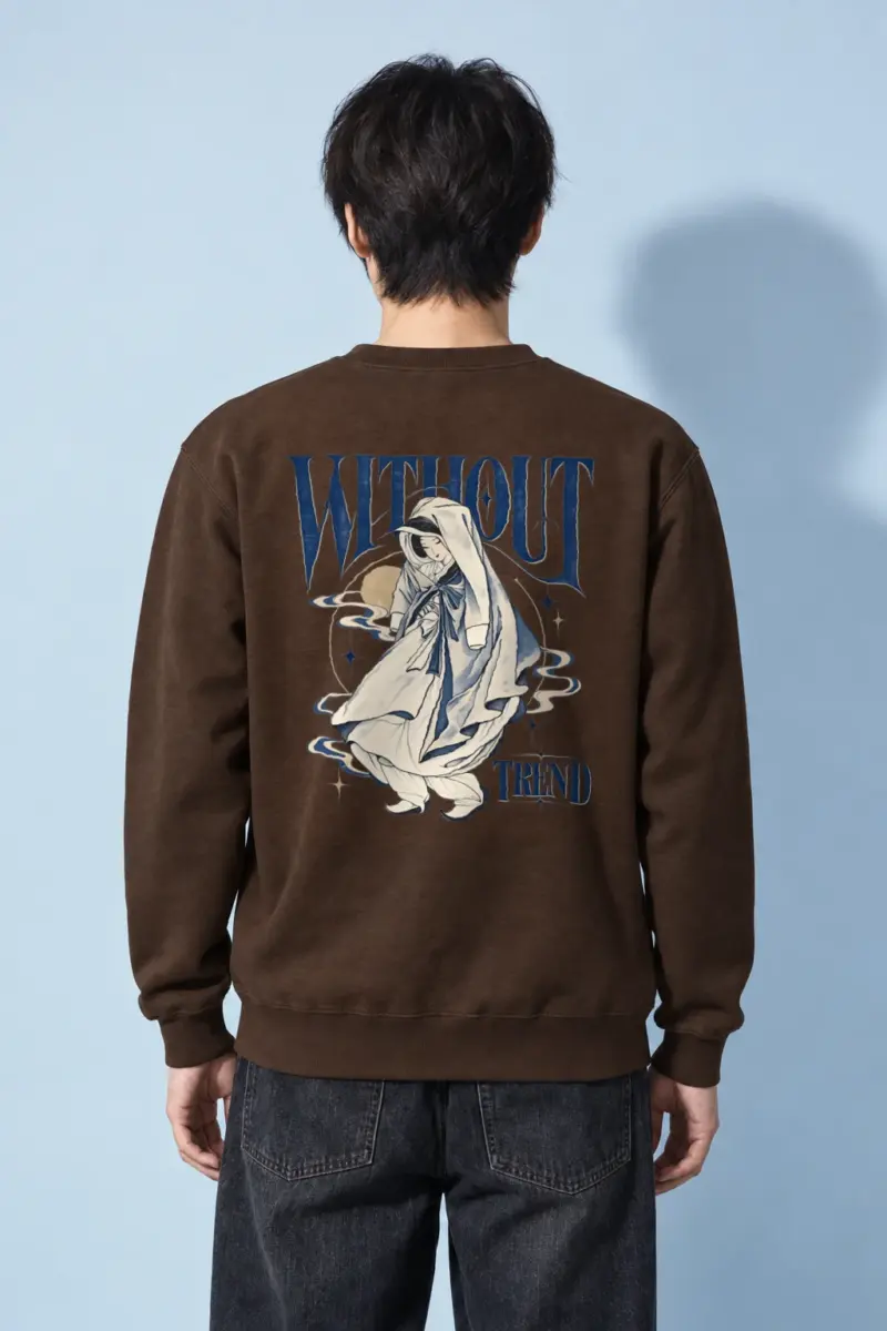 "Without Trend" Heavy Blend Unisex Crewneck Sweatshirt | Gildan 18000