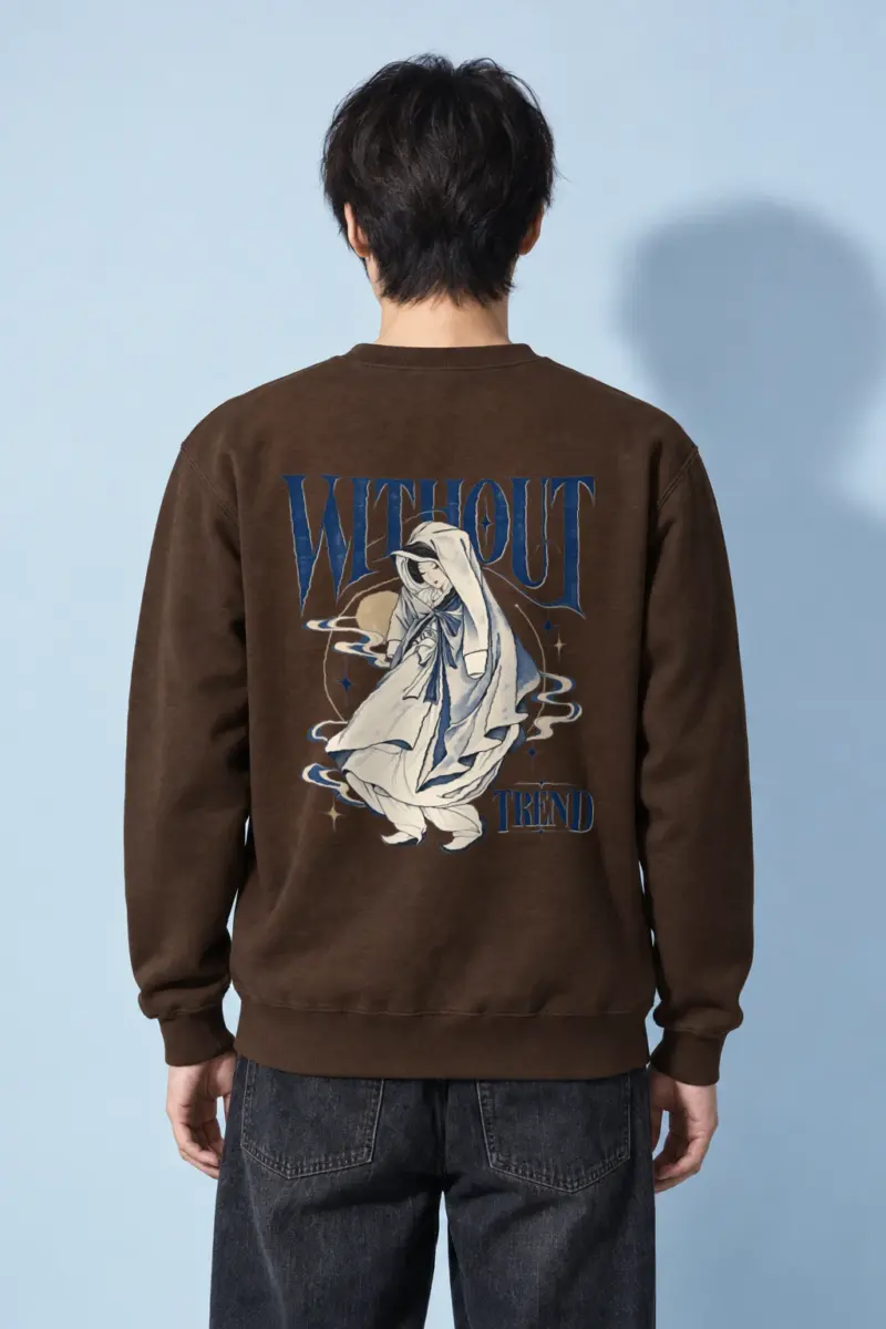 "Without Trend" Heavy Blend Unisex Crewneck Sweatshirt