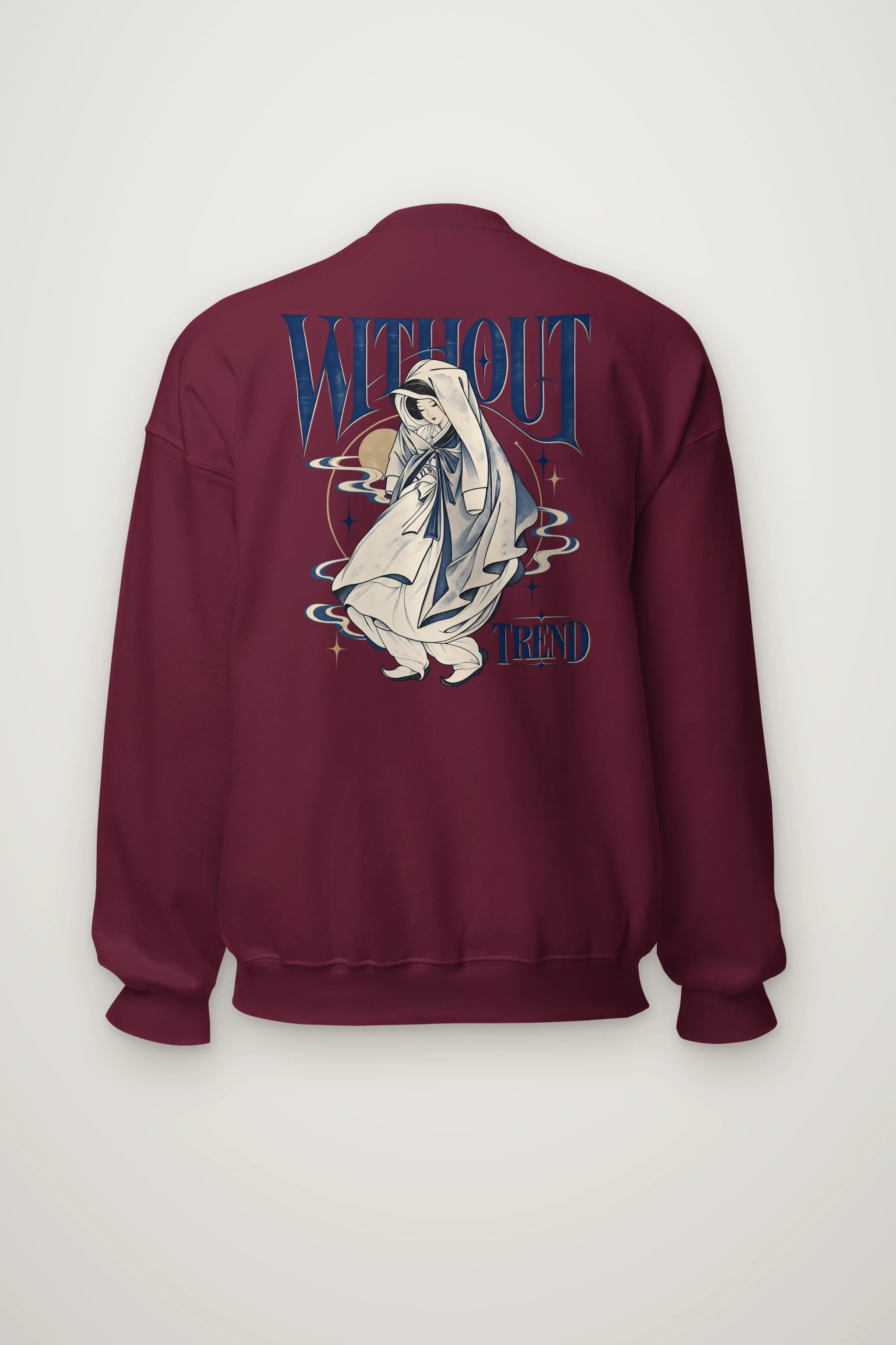 "Without Trend" Heavy Blend Unisex Crewneck Sweatshirt