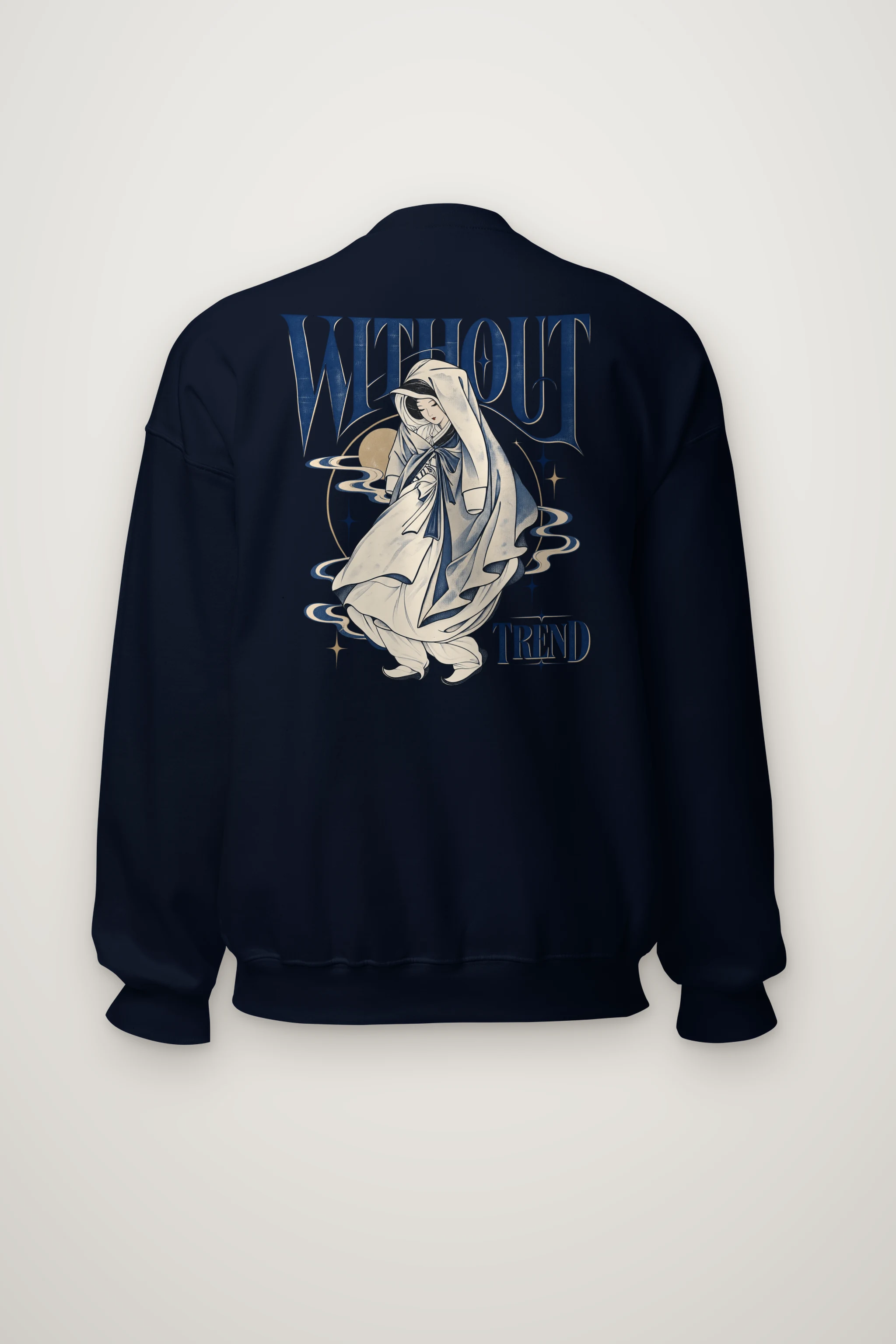"Without Trend" Heavy Blend Unisex Crewneck Sweatshirt