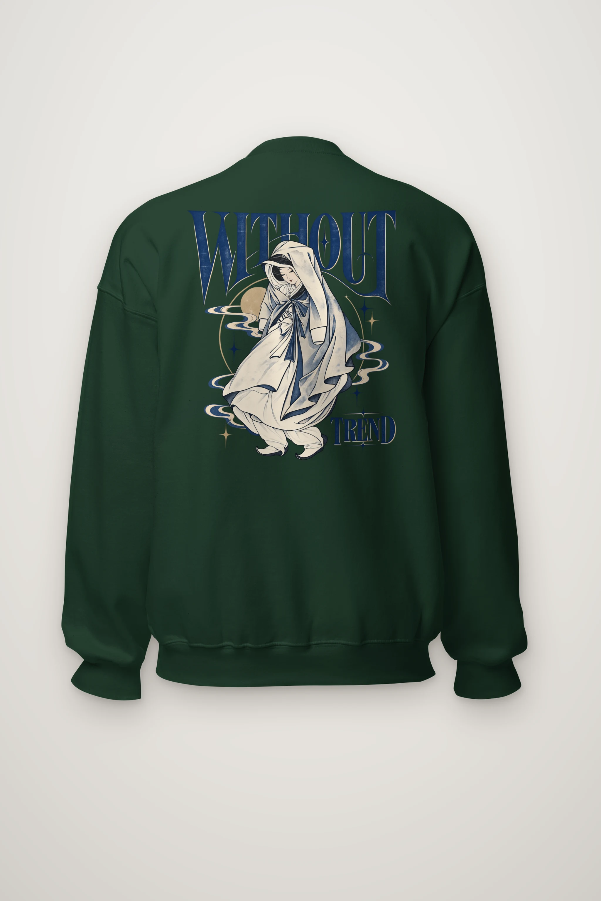 "Without Trend" Heavy Blend Unisex Crewneck Sweatshirt