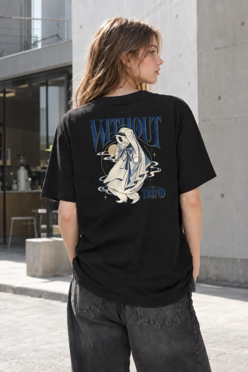 "Without Trend" Heavyweight Unisex Crewneck T-shirt | Gildan 5000