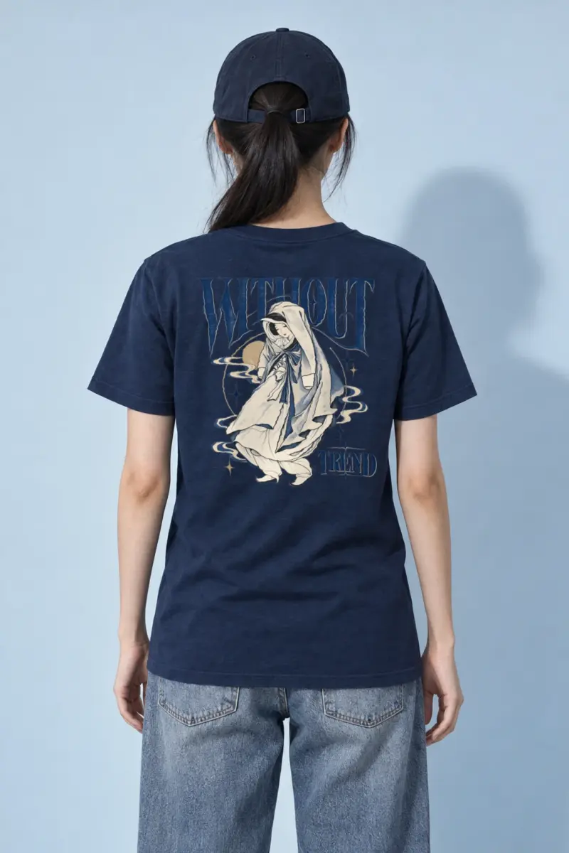 "Without Trend" Heavyweight Unisex Crewneck T-shirt | Gildan 5000