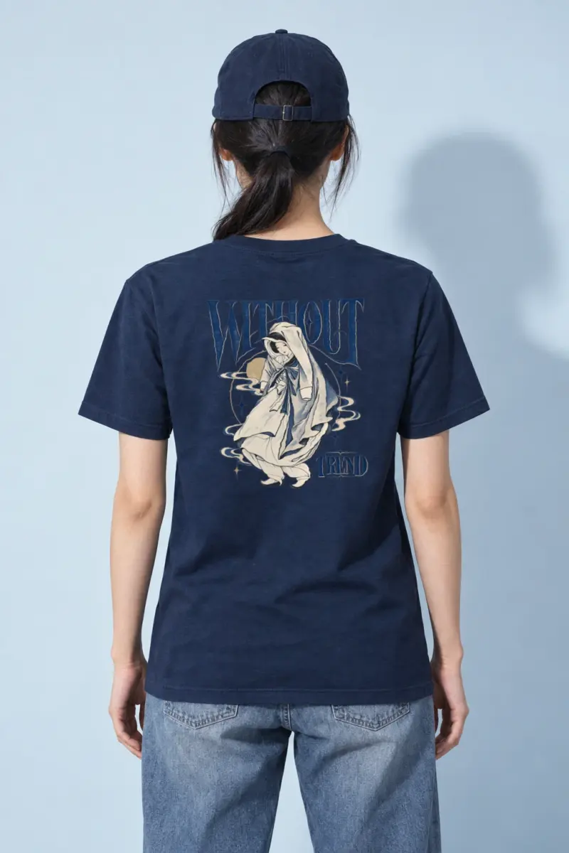 "Without Trend" Heavyweight Unisex Crewneck T-shirt
