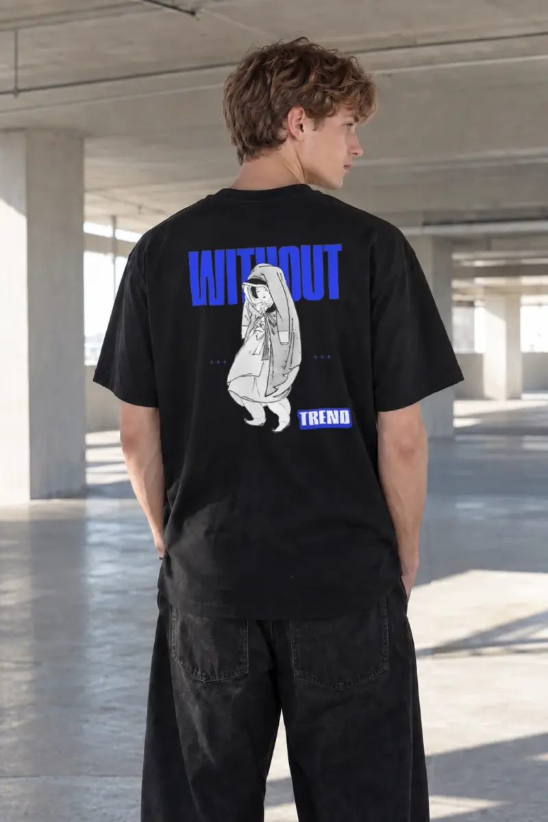 “Without Trend” Heavyweight Unisex Crewneck T-shirt | Gildan 5000