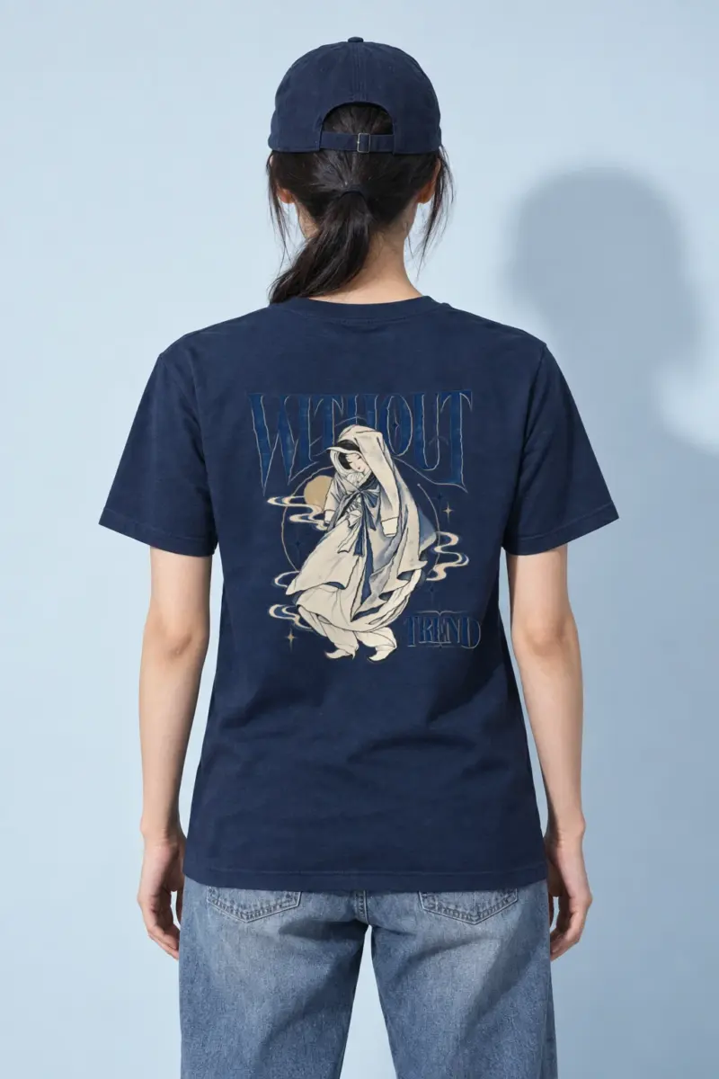"Without Trend" Heavyweight Unisex Crewneck T-shirt