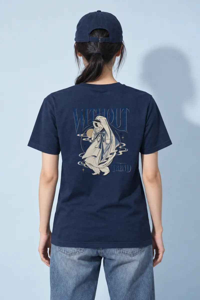 "Without Trend" Heavyweight Unisex Crewneck T-shirt