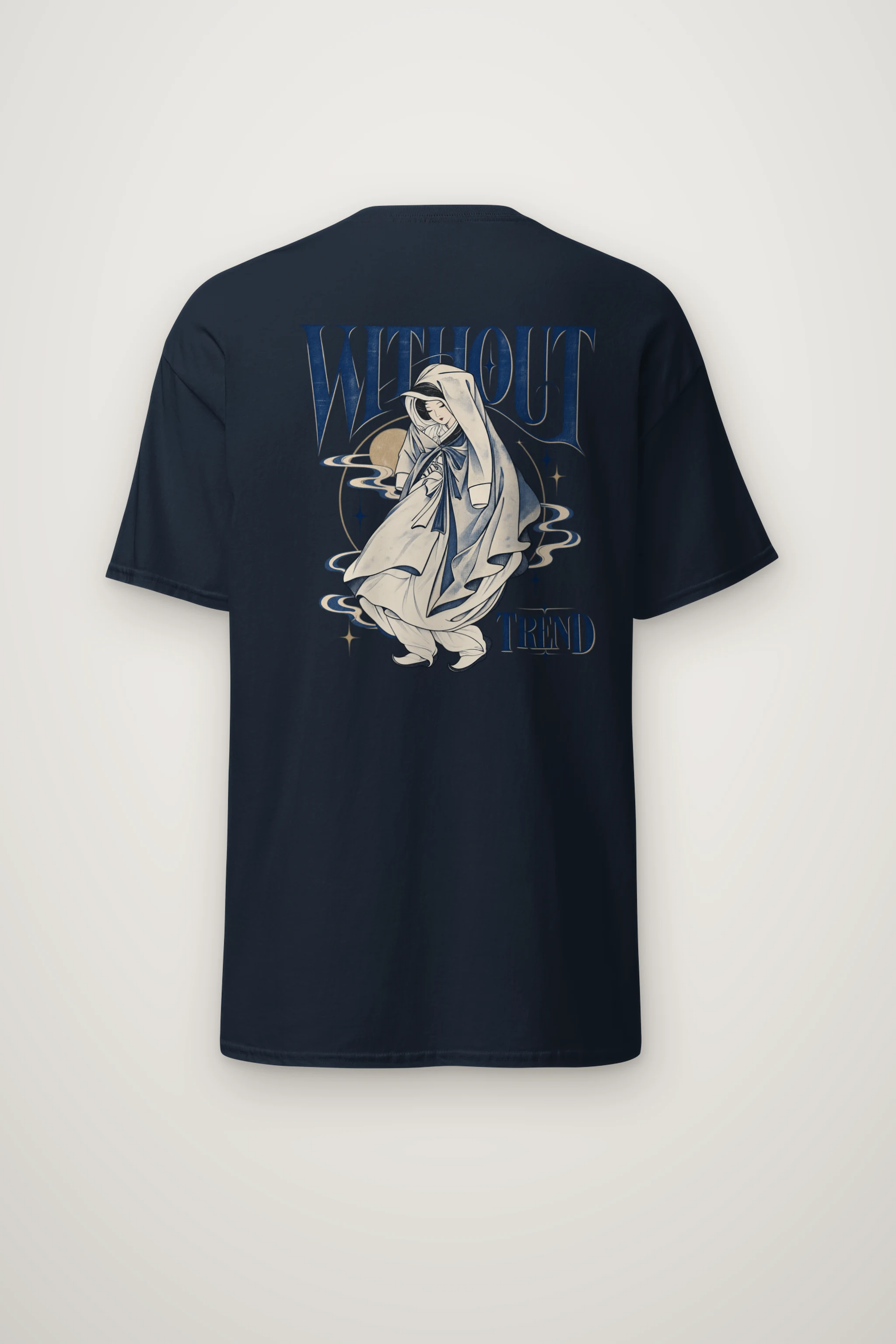 "Without Trend" Heavyweight Unisex Crewneck T-shirt