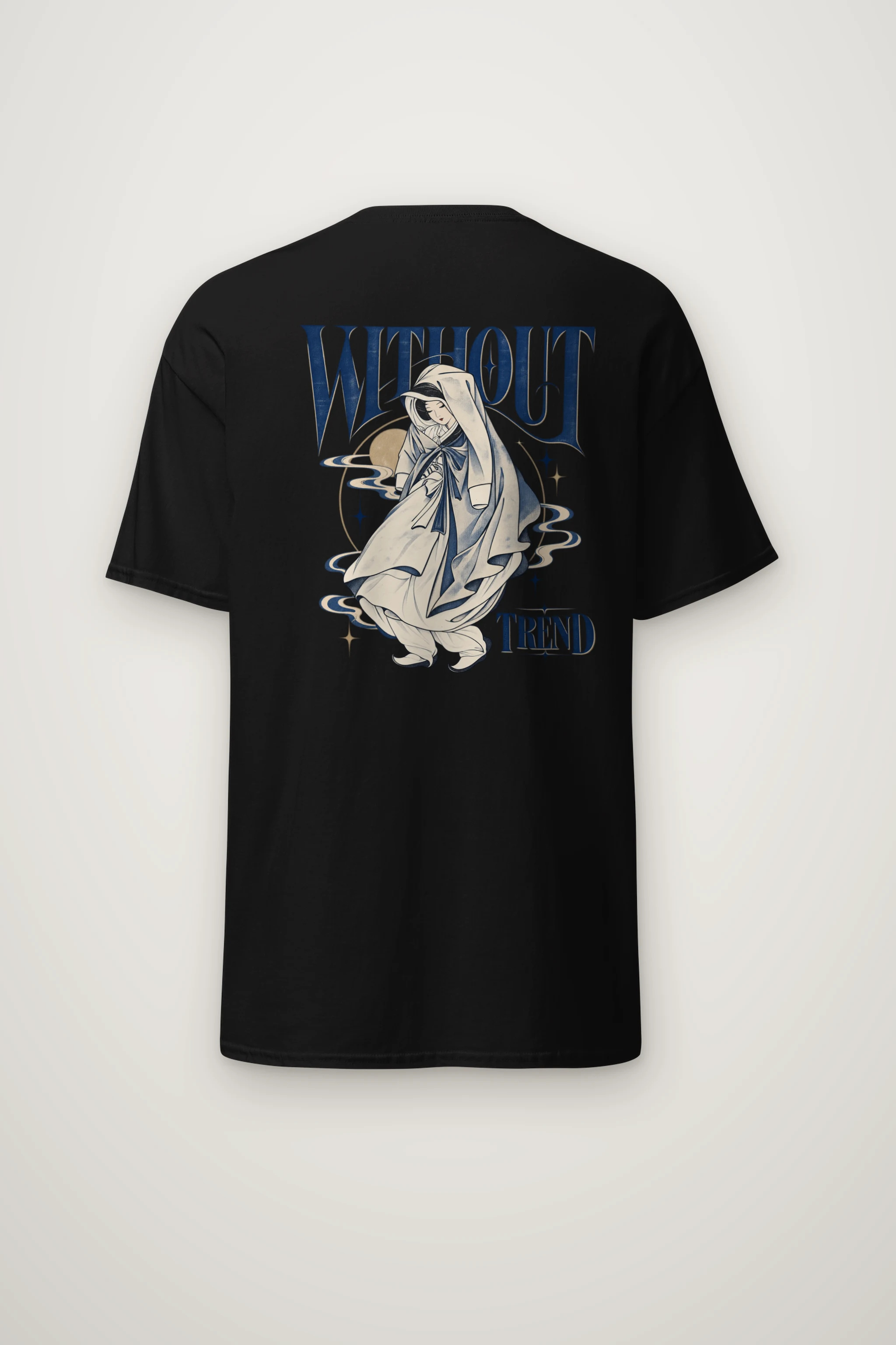 "Without Trend" Heavyweight Unisex Crewneck T-shirt
