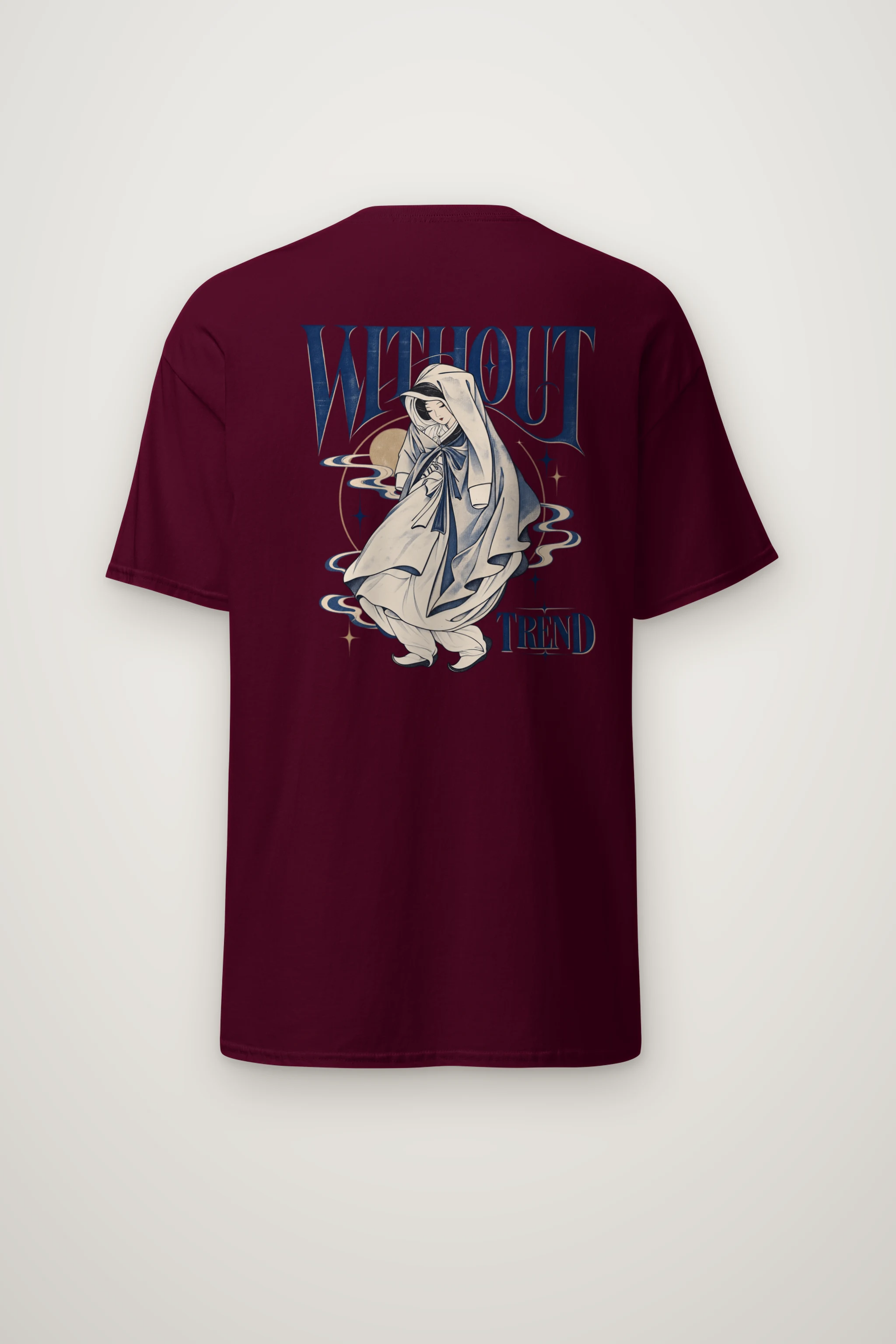 "Without Trend" Heavyweight Unisex Crewneck T-shirt
