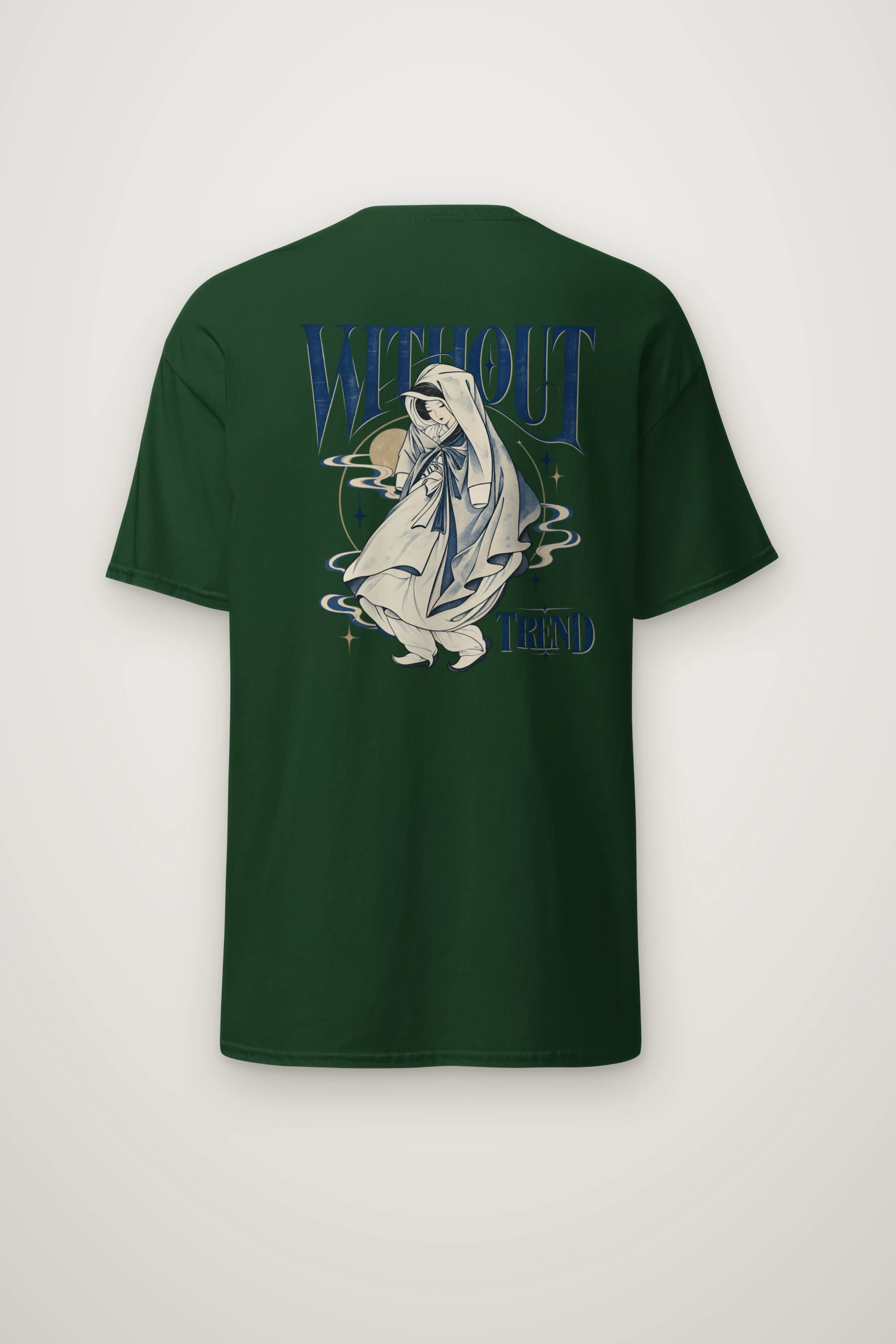 "Without Trend" Heavyweight Unisex Crewneck T-shirt