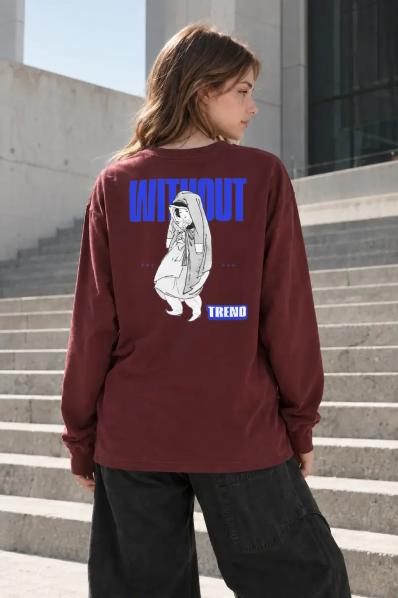 “Without Trend” Unisex Longsleeve T-shirt | Gildan 2400
