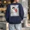 "Woman On A Swing" Heavy Blend Unisex Crewneck Sweatshirt | Gildan 18000