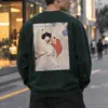 "Woman On A Swing" Heavy Blend Unisex Crewneck Sweatshirt | Gildan 18000