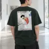 "Woman On A Swing" Heavyweight Unisex Crewneck T-shirt | Gildan 5000