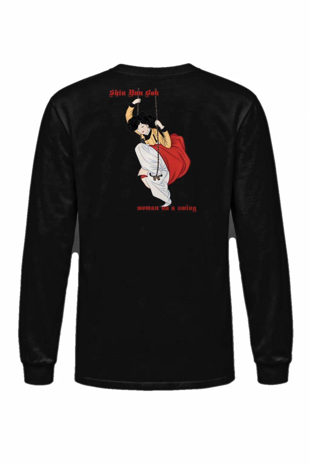 "Woman On A Swing" Unisex Longsleeve T-shirt | Gildan 2400