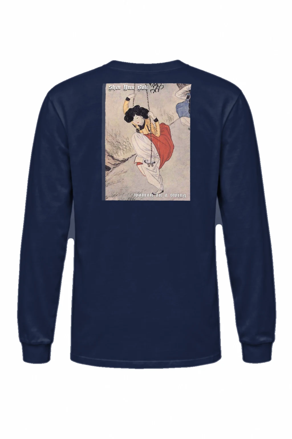 "Woman On A Swing" Unisex Longsleeve T-shirt | Gildan 2400