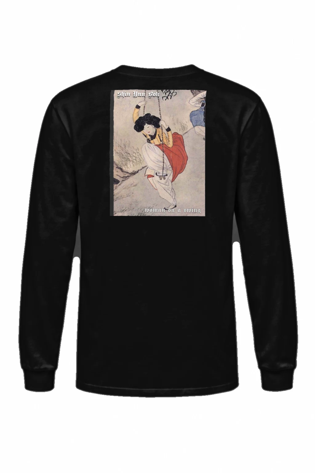 "Woman On A Swing" Unisex Longsleeve T-shirt | Gildan 2400