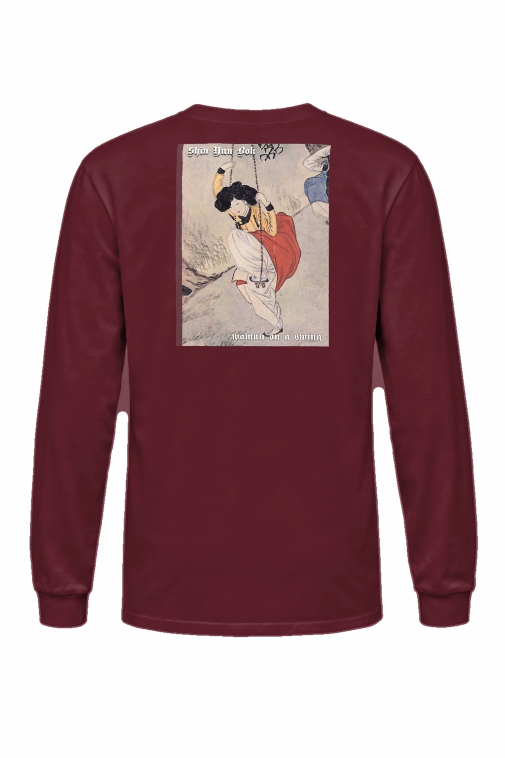 "Woman On A Swing" Unisex Longsleeve T-shirt | Gildan 2400