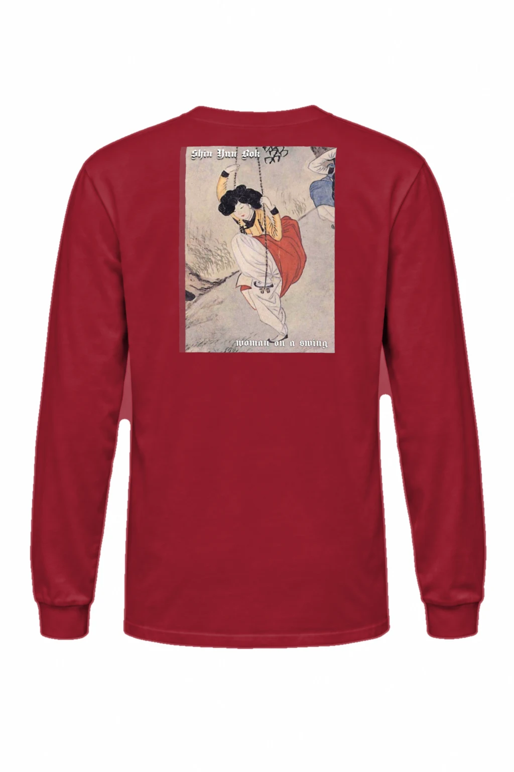 "Woman On A Swing" Unisex Longsleeve T-shirt | Gildan 2400