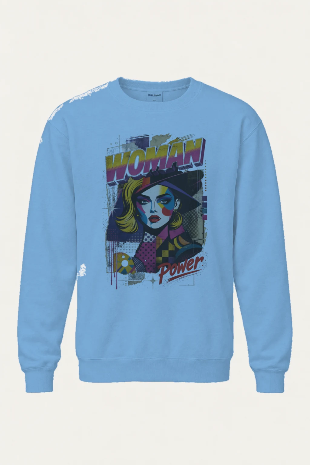 "Woman Power" Heavy Blend Unisex Crewneck Sweatshirt | Gildan 18000