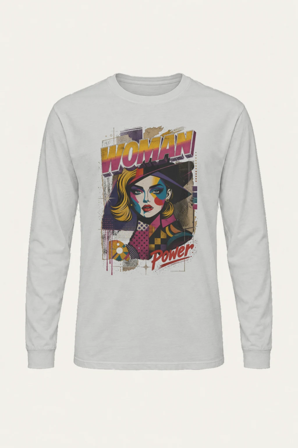 "Woman Power" Unisex Longsleeve T-shirt | Gildan 2400