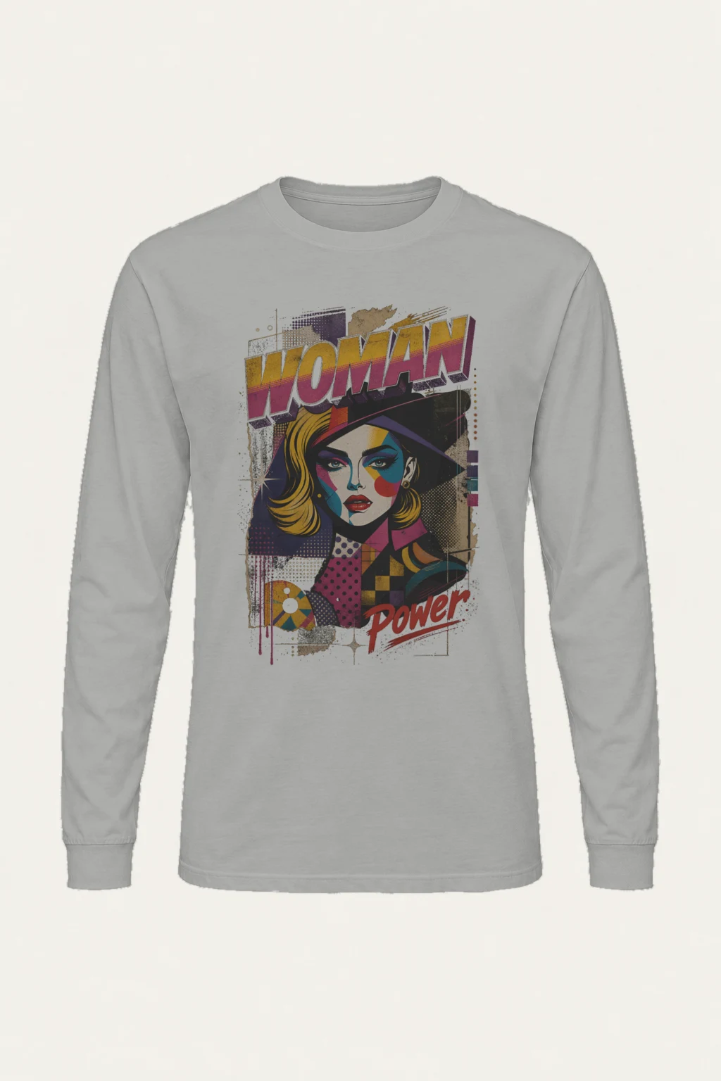 "Woman Power" Unisex Longsleeve T-shirt | Gildan 2400