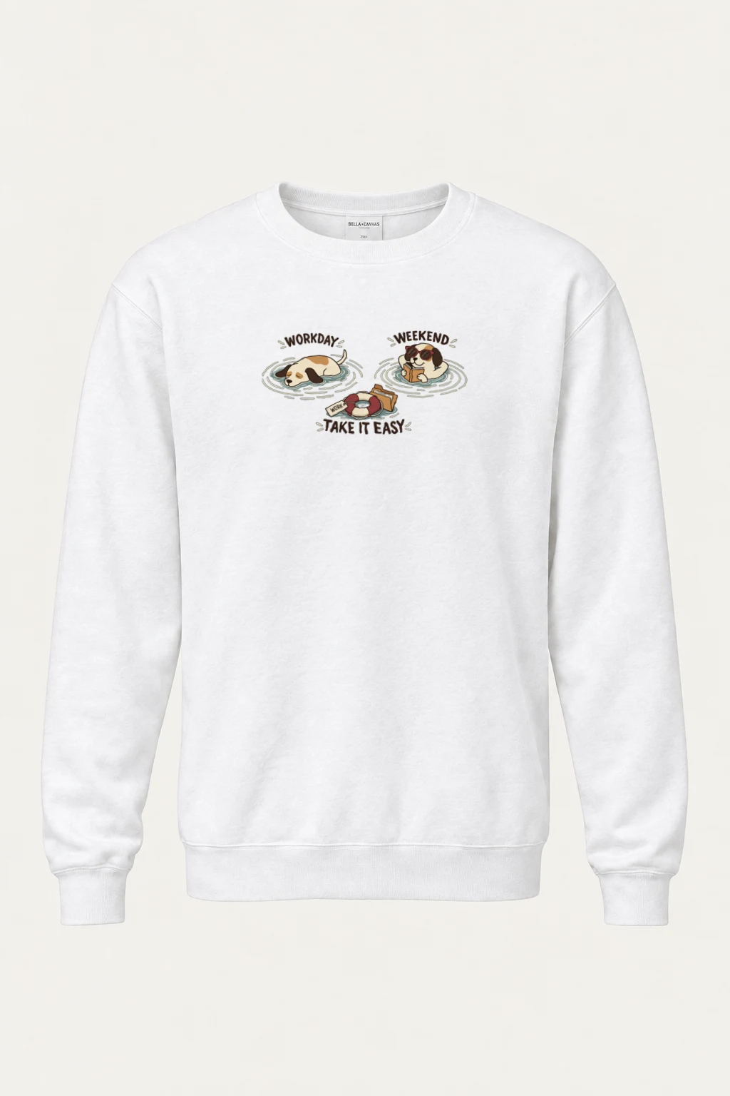 "Workday Weekend" Heavy Blend Unisex Crewneck Sweatshirt | Gildan 18000