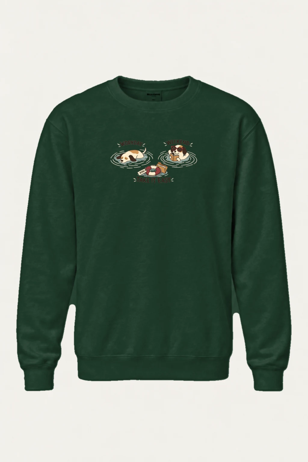 "Workday Weekend" Heavy Blend Unisex Crewneck Sweatshirt | Gildan 18000