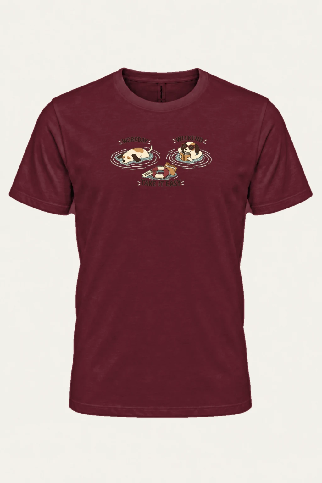 "Workday Weekend" Heavyweight Unisex Crewneck T-shirt | Gildan 5000