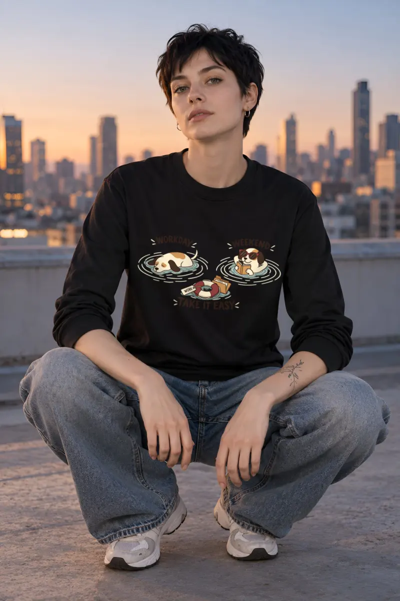 "Workday Weekend" Unisex Longsleeve T-shirt