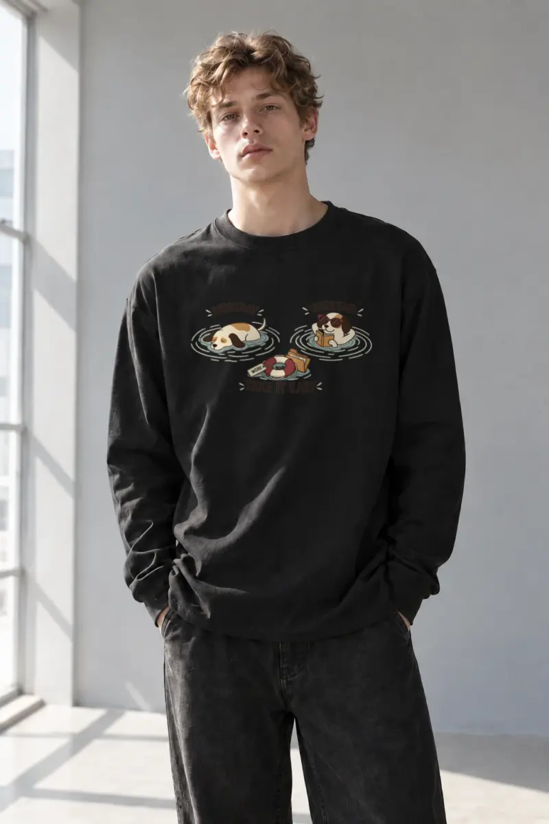 "Workday Weekend" Unisex Longsleeve T-shirt | Gildan 2400