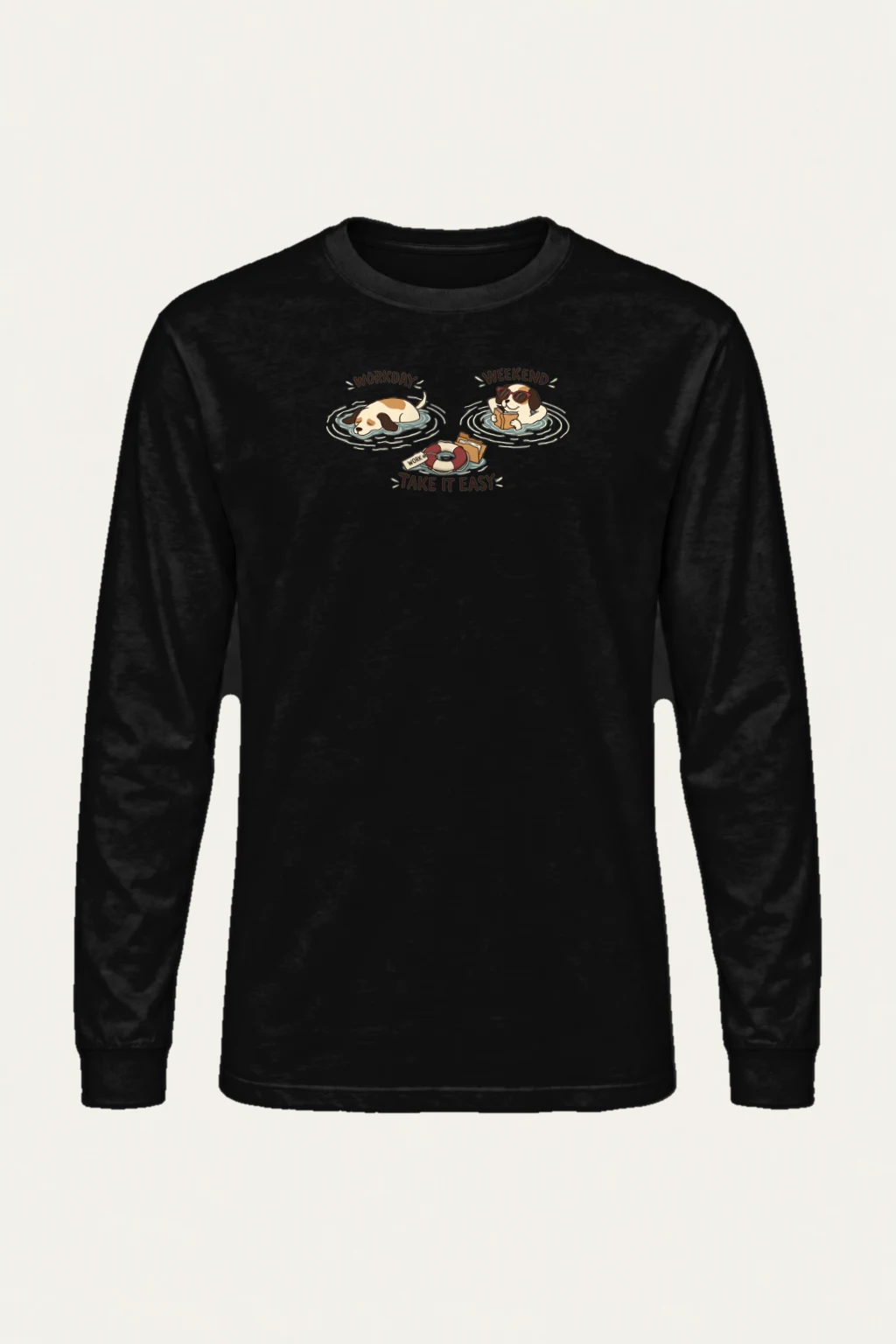 "Workday Weekend" Unisex Longsleeve T-shirt | Gildan 2400