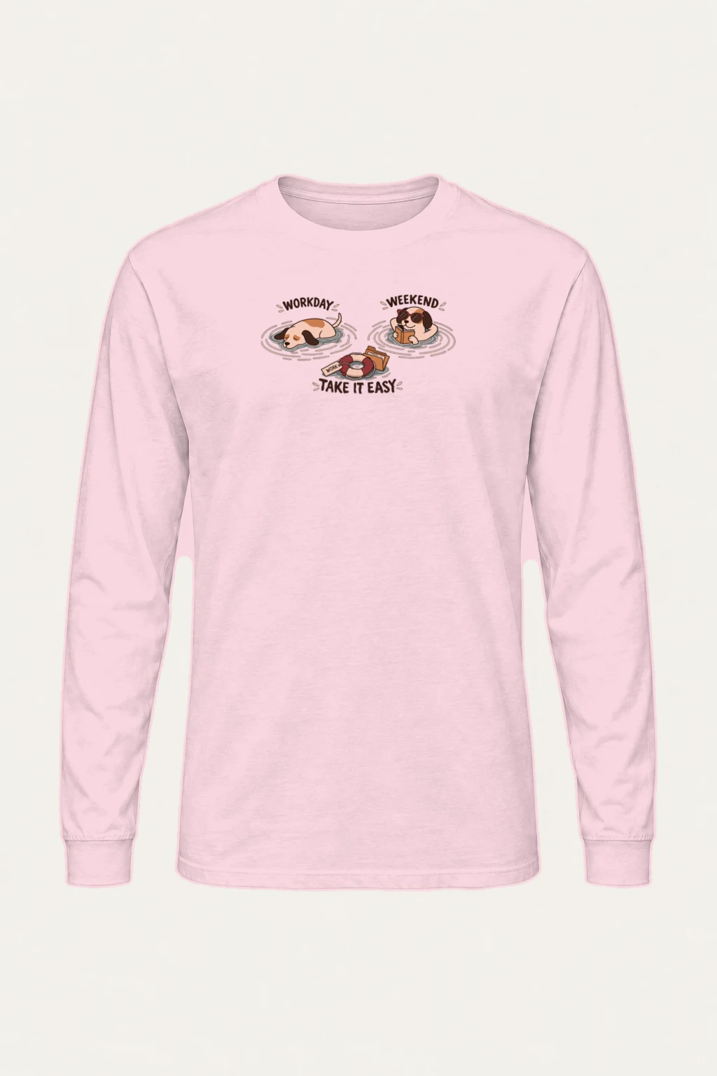 "Workday Weekend" Unisex Longsleeve T-shirt | Gildan 2400