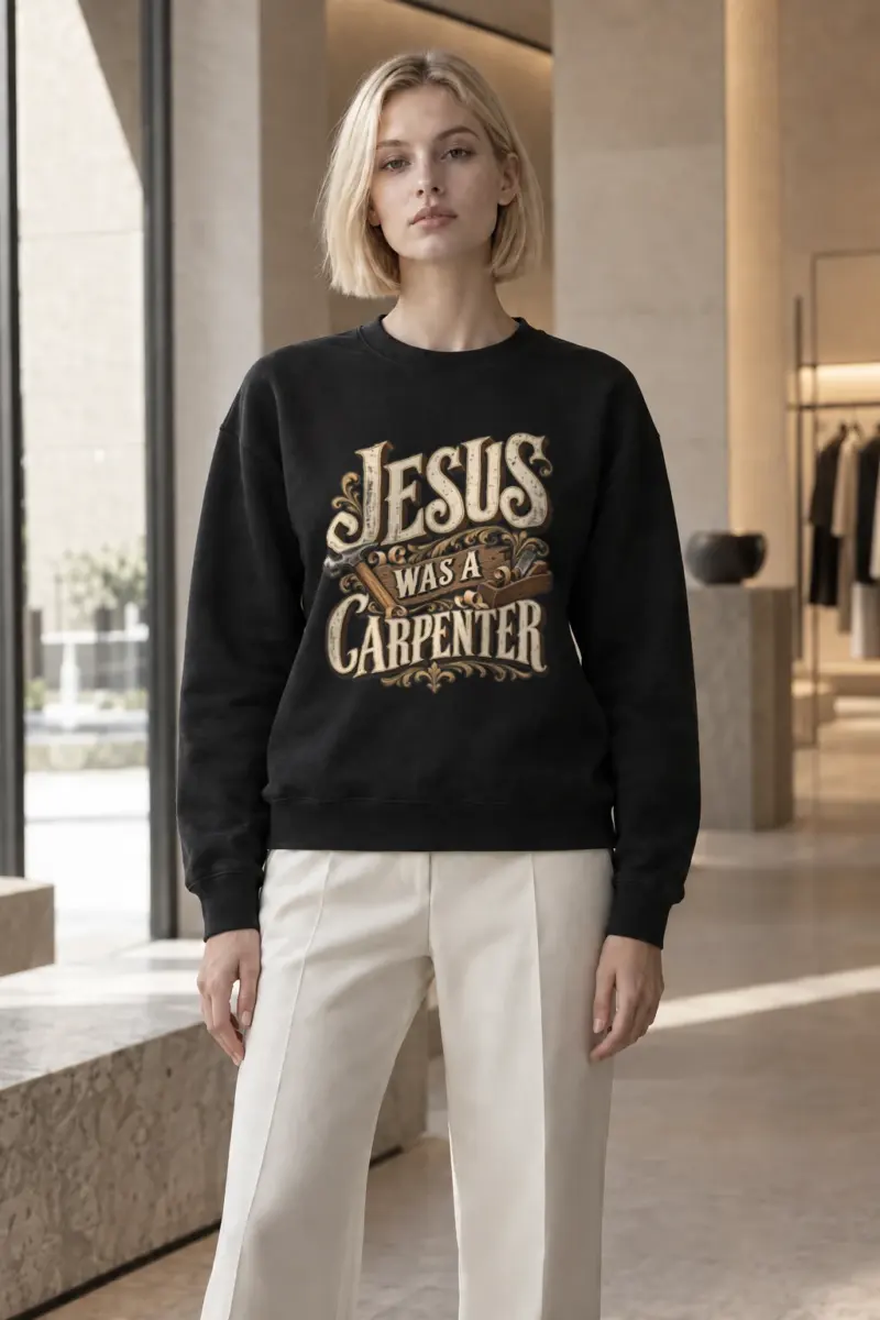 "Workshop Faith" Heavy Blend Unisex Crewneck Sweatshirt | Gildan 18000
