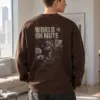 "World On Mute" Heavy Blend Unisex Crewneck Sweatshirt | Gildan 18000